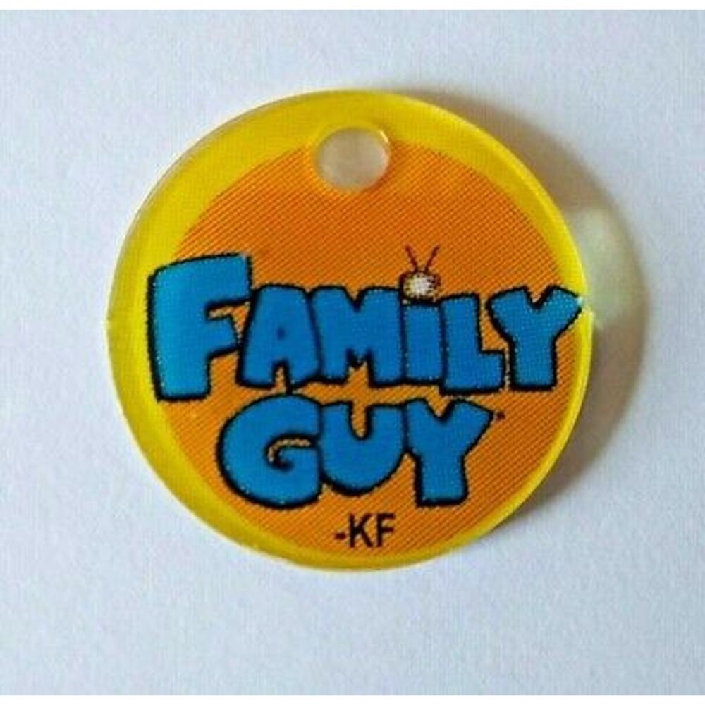 Family Guy Pinball Keychain Original Plastic Promo Game Collectible Cartoon Show